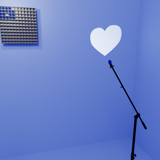 Heart Aperture Gobo Disk