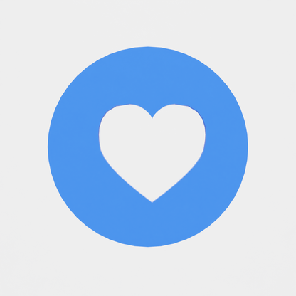 Heart Aperture Gobo Disk