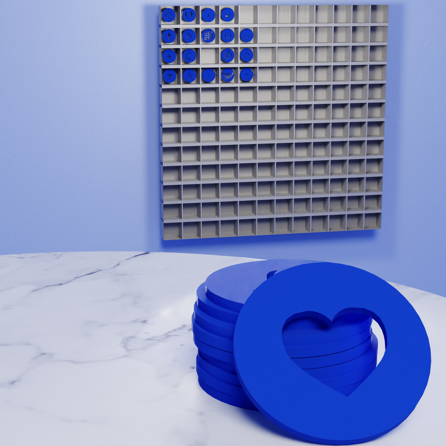 Heart Aperture Gobo Disk