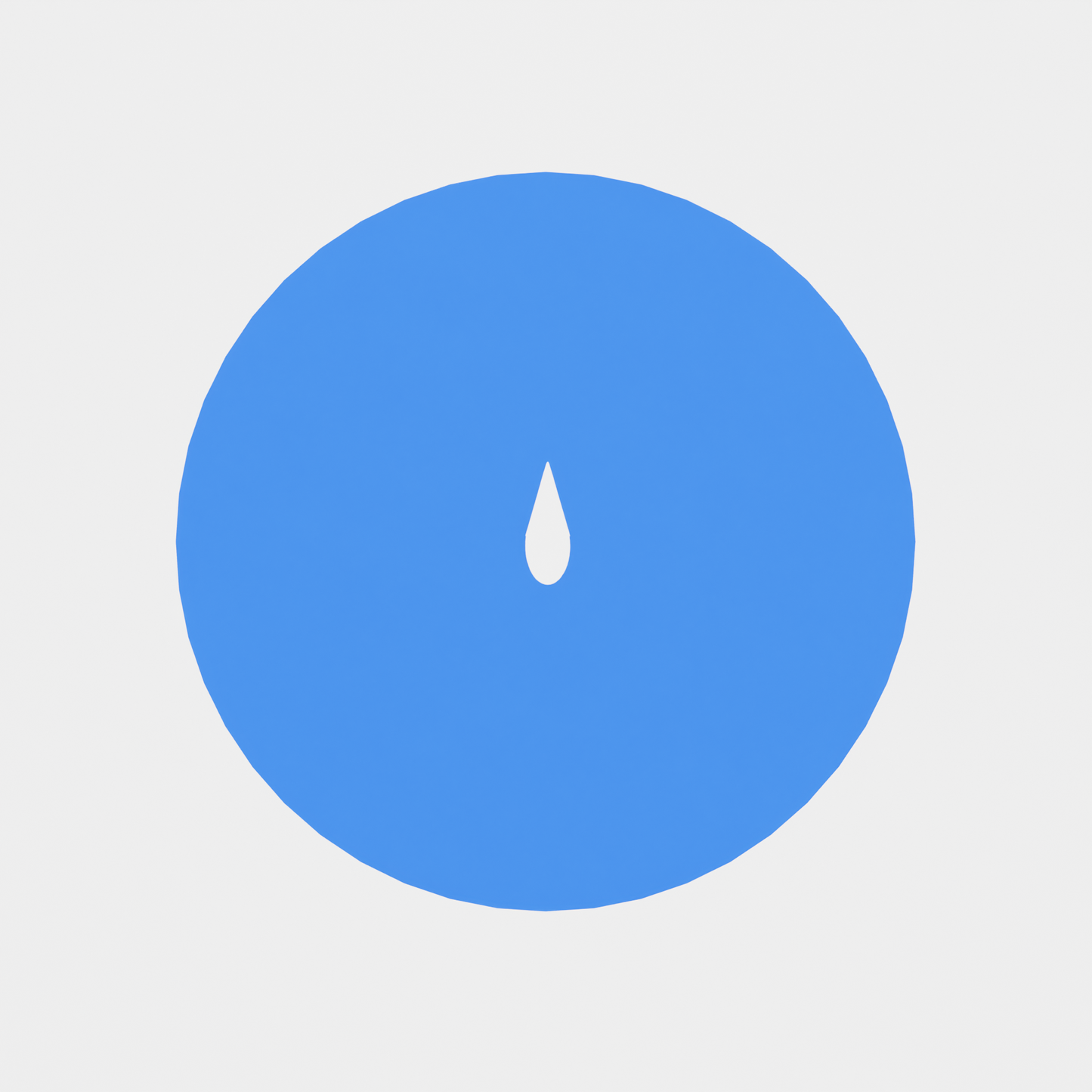 Teardrop Aperture Gobo Disk