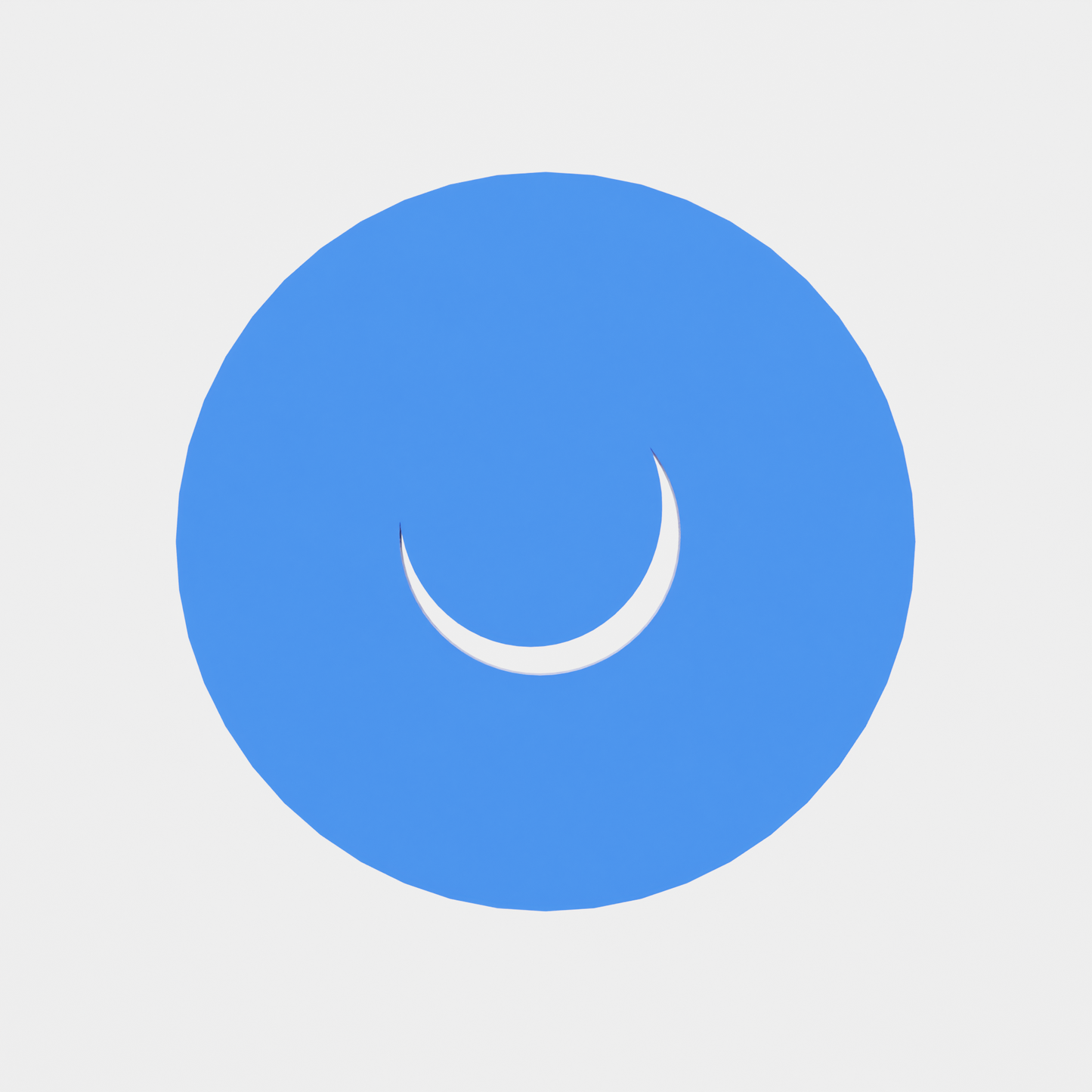 Thin Crescent Aperture Gobo Disk