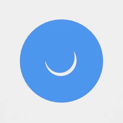 Thin Crescent Aperture Gobo Disk